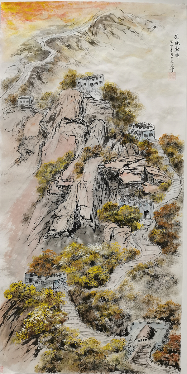 国画《花映金辉》.jpg