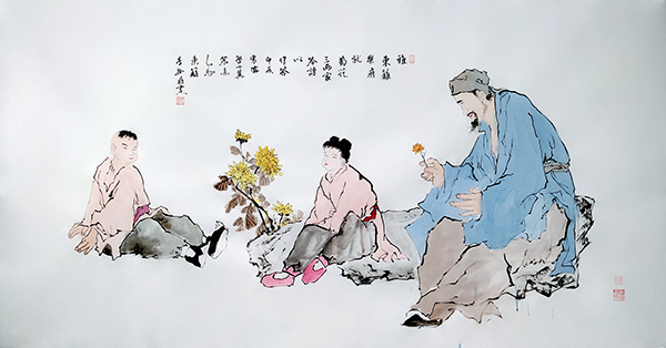 国画《十六字令·东篱》.jpg