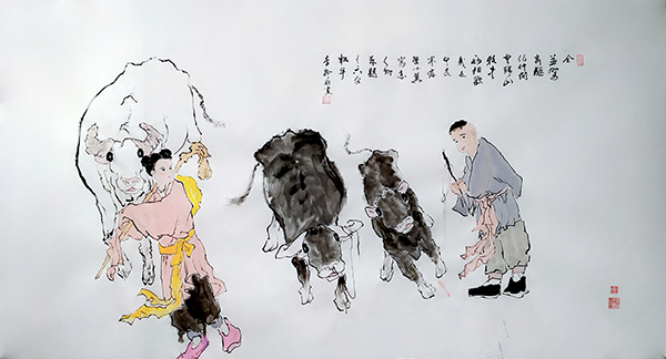 国画《十六字令·牧牛》.jpg