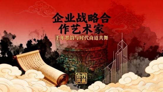 《千年墨韵与时代商道共舞》企业 战略合作艺术家——戴建华